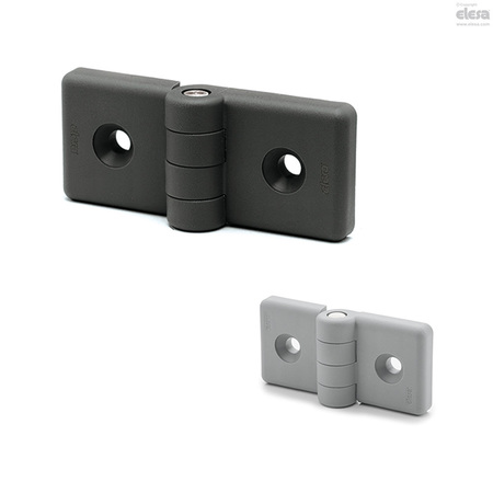 ELESA Hinges for profiles with friction locking, CFG.40/40-ERS-SH-6 CFG-ERS